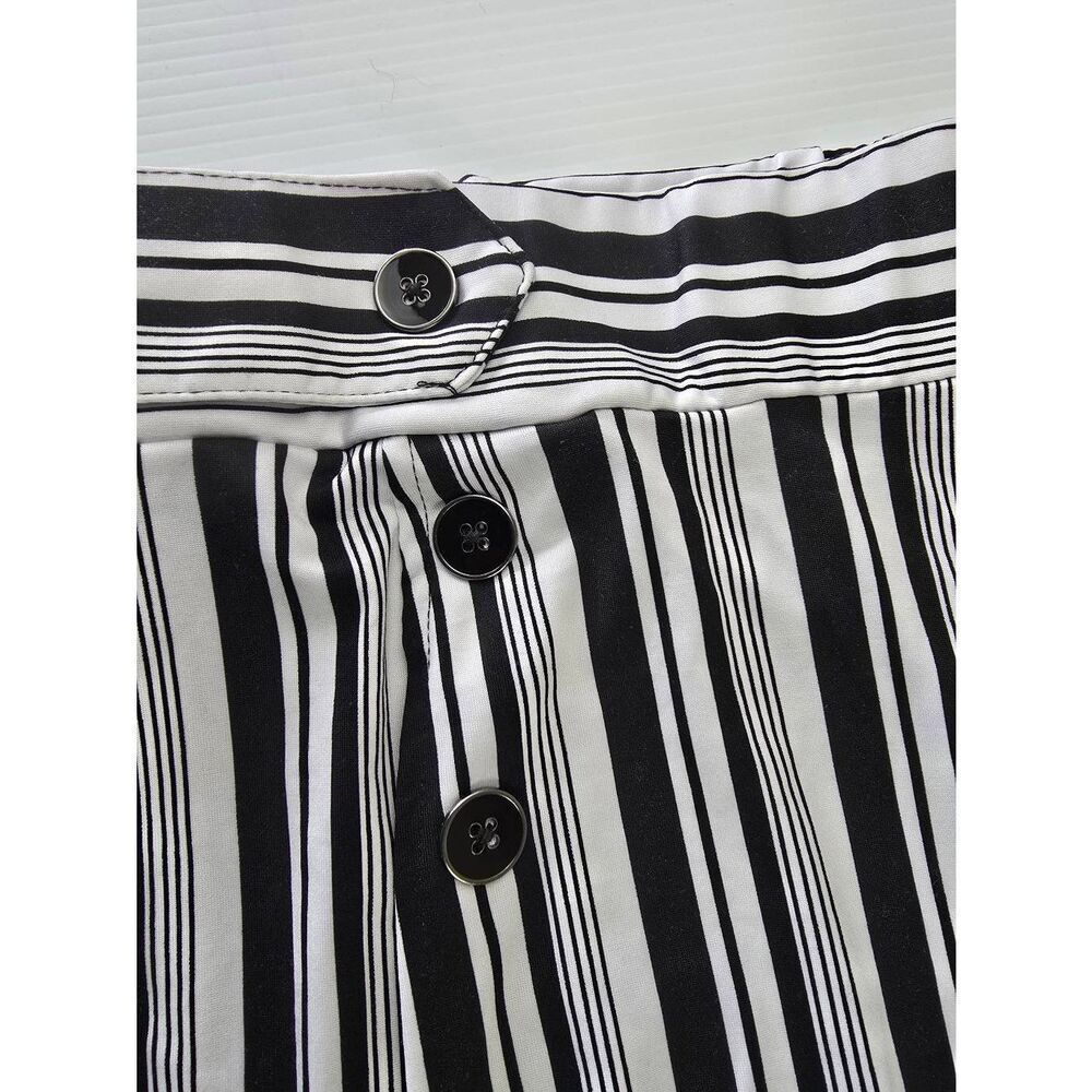 Robert Louis Shorts Sz 2X Black/White Stripe New - Picture 3 of 11